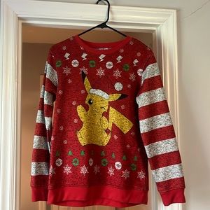 Pokémon Pikachu Christmas sweater-size XL- Material 100% polyester